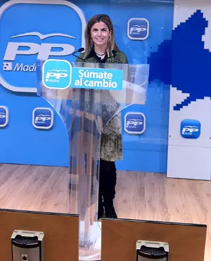 Un momento de la intervención de Victoria Cristóbal.