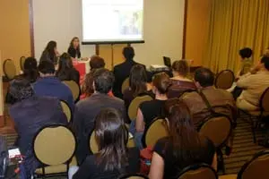 Parte de los asistentes a la conferencia.