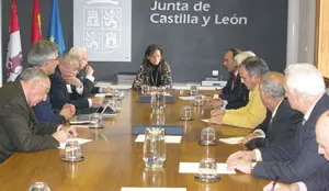 De Diego presidió la reunión con los representantes de la Confederación.