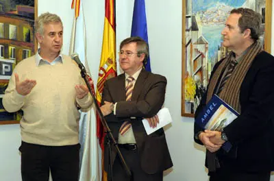 Rafael Jim&eacute;nez, en un momento de su intervenci&oacute;n en la inauguraci&oacute;n. 