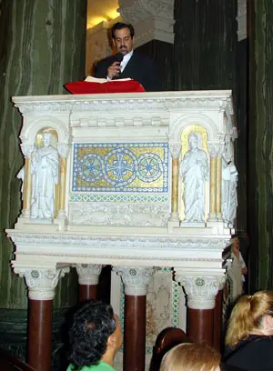  Fernando L&oacute;pez Pereira hizo una lectura durante la misa. 