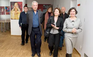  Vargas Llosa, en el Instituto Cervantes de Varsovia. 