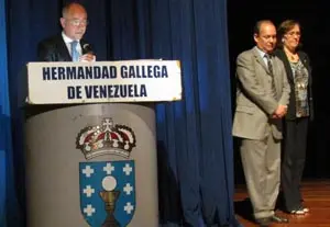  Un momento de la intervenci&oacute;n de Santiago Camba en el homenaje a Manuel Fraga.