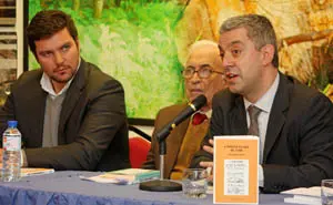 Un momento de la presentaci&oacute;n del libro. 