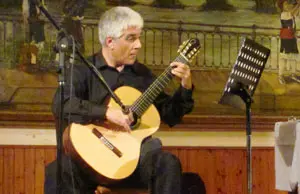 Josep Manzano, en un momento del concierto. 