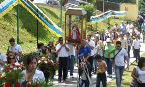  La procesión de la Patrona.