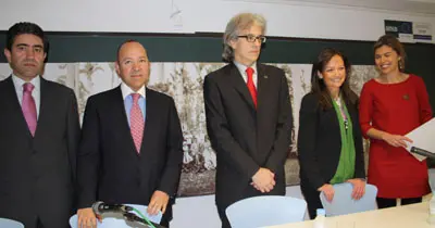 Francisco Javier Refoyo, José María Barrios, Antonio Fernández, María de Diego y Clara San Damian.
