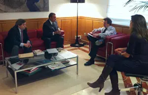 Juan Andrés Blanco, Pedro Bello, Santiago-Juárez y María de Diego. 