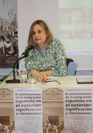 Ana Fernández Asperilla, durante la presentación.