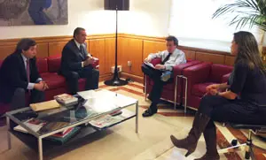 Juan Andrés Blanco, Pedro Bello, Santiago-Juárez y María de Diego.