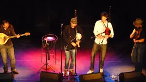 Un momento del concierto de Anxo Lorenzo.