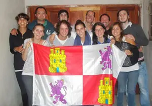 Los jóvenes de castilla y león en Bahía Blanca.