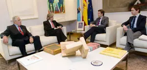 Un momento de la reunión.