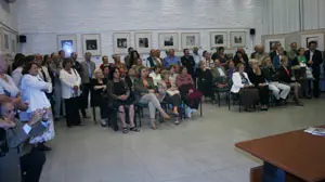 Un numeroso público se interesó por la exposición.