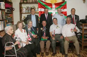 Un momento del homenaje.