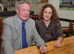 Julián Celaya y Lourdes Arrechea, presidenta de la Euskal Etxea.