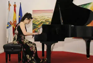 Un momento de la actuación de Susana Trigo.
