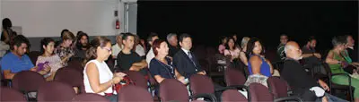 Asistentes al ciclo de cine en el Centro Cultural de España.