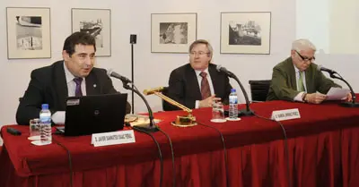 Javier Sanmateo habló de la relación de Isaac Peral con Galicia.