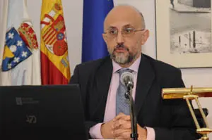 Roberto López, durante su intervención. 