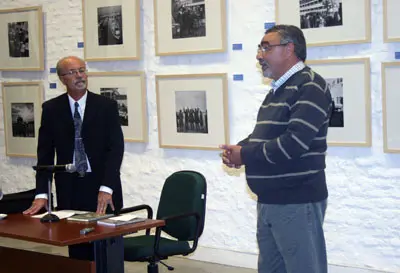 Rivero, durante la presentación de Monterroso. 