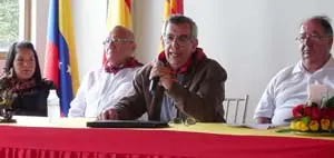 Daniela Laborda, secretaria de Cultura y Eventos Especiales; Manuel Marín, vicepresidente; Antonio Pargada, presidente; y Carlos Ramos, secretario general, durante la sesión de 2011.