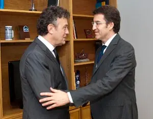  El presidente Feijóo recibe a Ryszard Schnepf.