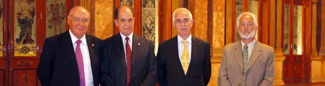  Miras Portugal, durante su visita al Casino Español de México. 