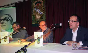 Anxo Lorenzo -con Francisco Lores- en la Federación. 
