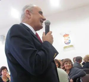 José Pérez Pinar, durante su discurso.