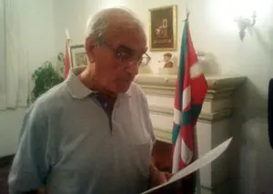 Jon Guarrochena, durante su intervención.