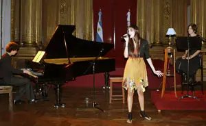 Presentación de Soria en la semana del Buenos Aires Concert.