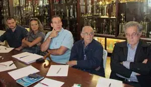  Los consejeros Eduardo Pell&oacute;n Rodr&iacute;guez, Luz Mar&iacute;a Arteaga Gonz&aacute;lez, Francisco Javier Lorenzo P&eacute;rez, Enrique Plasencia Herrera y Antonio &Aacute;lamo Lima.