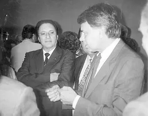 Manuel Antas Fraga, xunto a Felipe González.