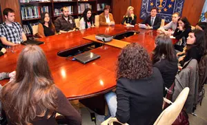  Jesús Gamallo, con los cooperantes. 