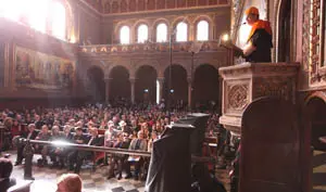 Barcelona (España), 23 abr 2014.- La Universidad de Barcelona otorgó un doctorado Honoris Causa al Presidente de la República, Rafael Correa. Foto: Eduardo Santillán Trujillo/Presidencia de la República