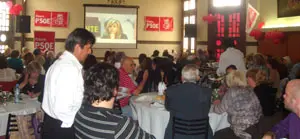 Carmela Silva.Intervención Valenciano en Fiesta Rosa Rosario