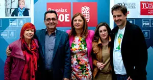 Bruselas.Acto PSOE