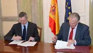 Ruiz-Gallardón y José Manuel García Collantes