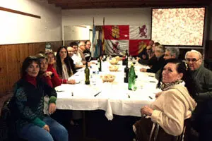 Cena Coronel Dorrego-periodistas