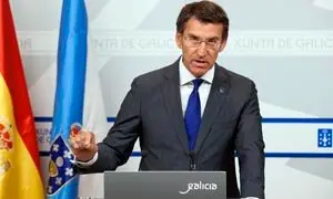 Alberto Núñez Feijóo comparecerá en rolda de prensa para dar conta dos asuntos tratados na reunión do Consello. Na sala de prensa de Consello.
foto xoán crespo
10/07/14