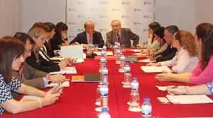 Al inicio de la reunión