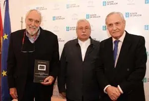 De izda. a dcha, Cardín, Leguina y Ónega