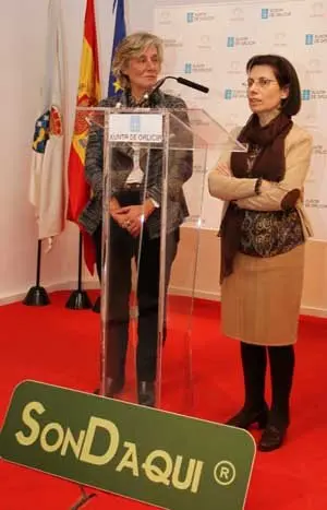 Ana Rodríguez Barrena y Mari Espiñeira