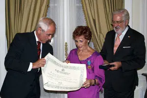 María Teresa Michelón.Distinción