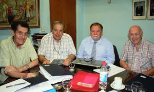 Carnavales Centro Galicia.Roberto Vázquez, Agustin Diz Juan Jose Pombo y Fco Sande