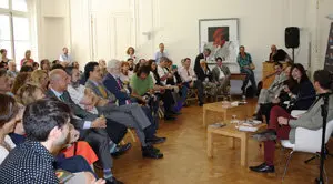 Verdú y público en Cancillería