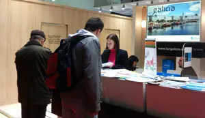 Estand de Galicia en Rusia