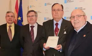 Manuel Puga, Ramón Jiménez, Luis Vázquez y Manuel Mourelle