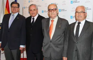 Fontecilla, Ónega, Troncoso y Cadenas, de izquierda a derecha